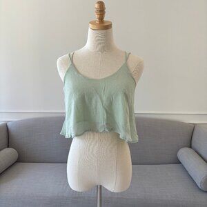 Turquoise Crop Top - Urban Outfitters Size Small